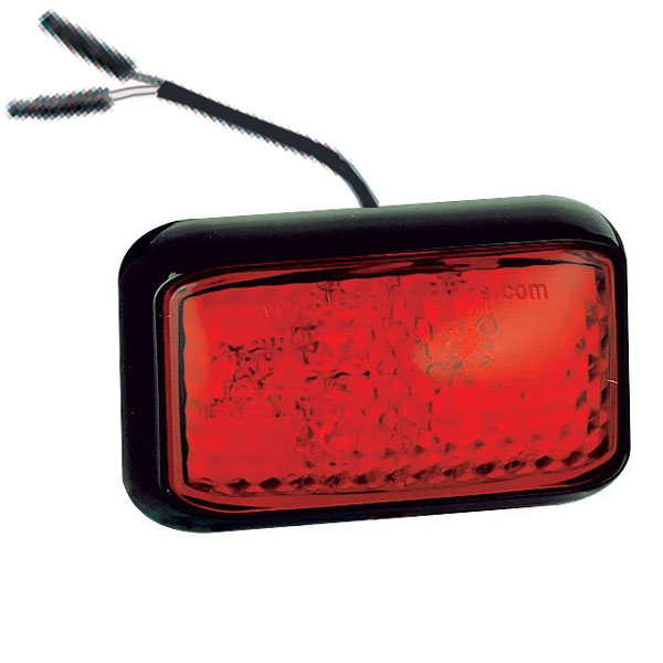 Bakmarkering 4LED 2PIN