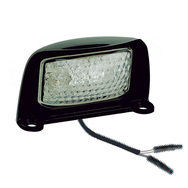 Skyltbelysning Svart 2PIN