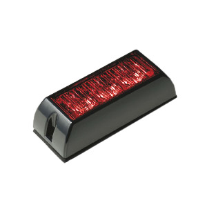 Blixtljus EQ 3LED R10 Röd