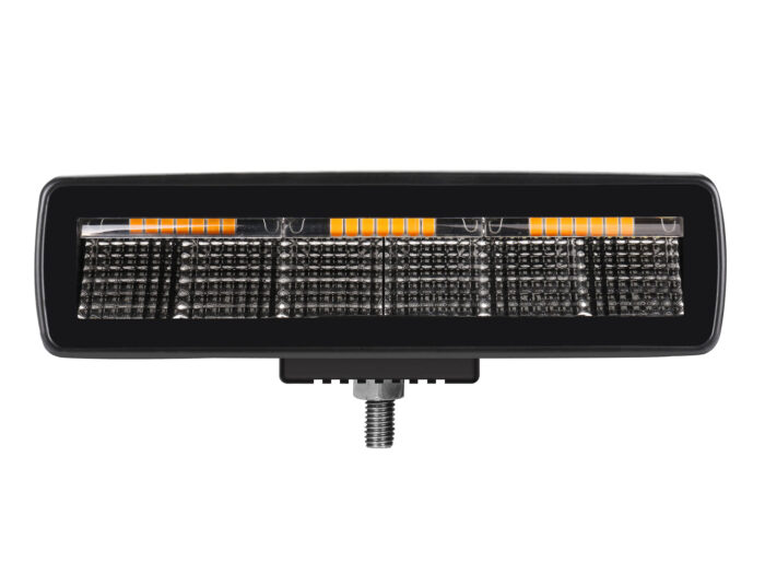 BriodLights Arbetslampa med varningsljus 157 mm 1727 lm