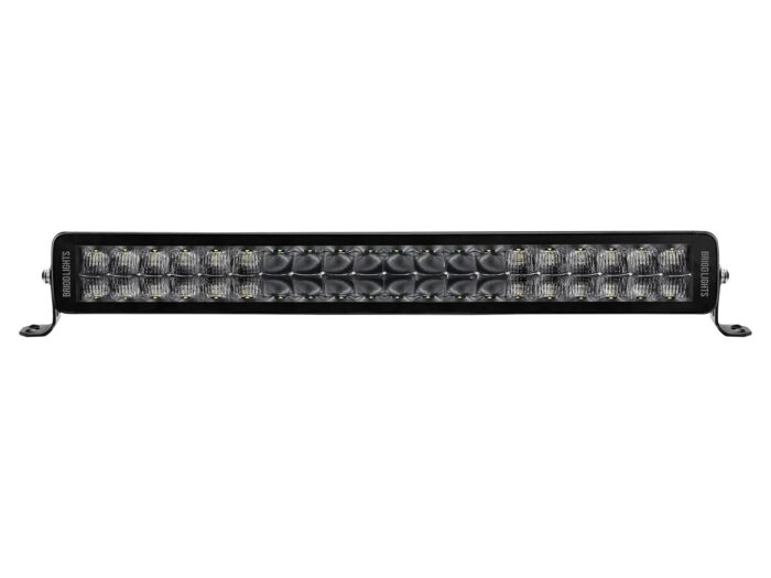 BriodLights Extraljusramp Dubbelradig Svart 5500lm