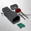 Conector DT Hembra | 2-PIN (macho)