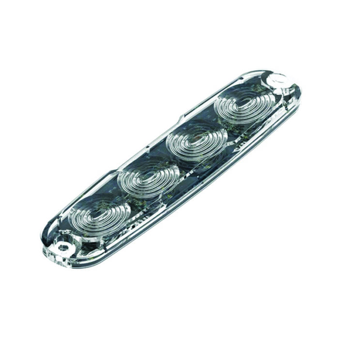 Blixtljus Låg Profil | R10 4LED Red