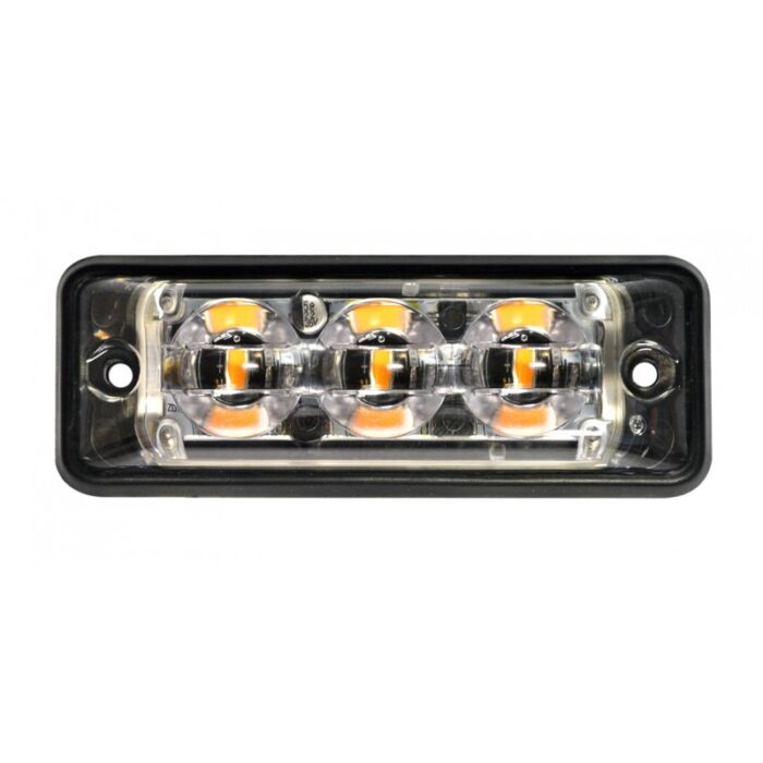 Blixtljus Super-Slim R10 3LED Vit