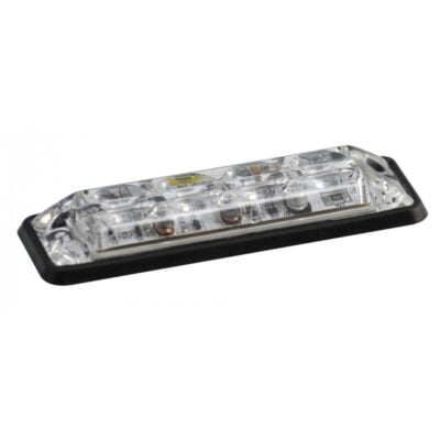 Blixtljus Super-Slim R10 4LED Vit