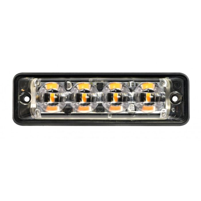 Blixtljus Super-Slim R65 4LED Amber