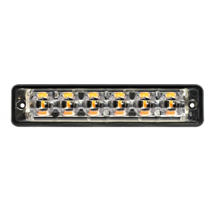 Blixtljus Super-Slim R65 6LED Amber