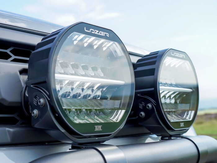 Lazer Sentinel Elite LED extraljus 9" Black Positionsljus