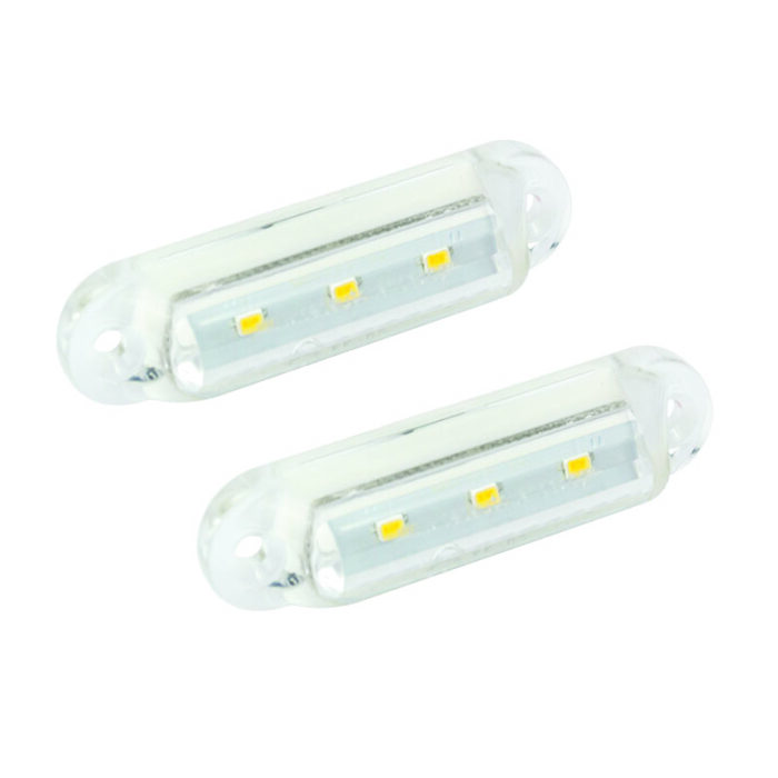 12V Frontmarkeringsljus 16W12 (2-Pack) 58x16mm