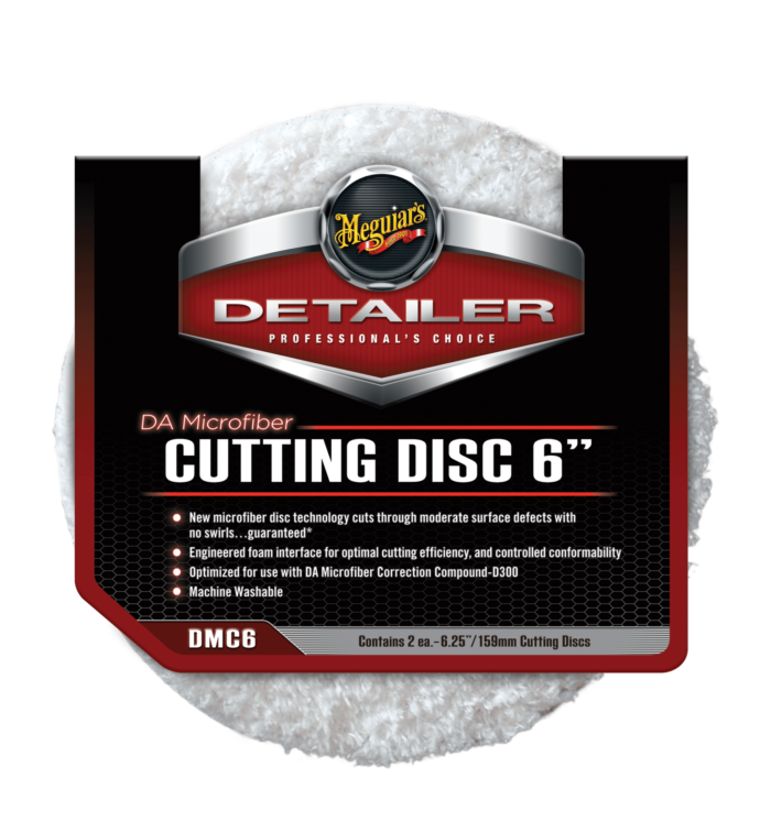 Meguiar's DA Microfiber Cutting Pad 6" 2-pack