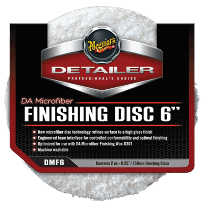 Meguiar's DA Microfiber Finishing Pad 6" 2-pack