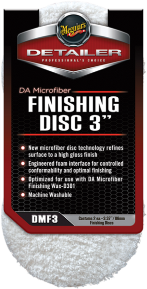Meguiar's DA Microfiber Finishing Pad 3" 2-pack