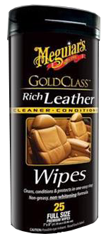 Meguiar's Gold Class Rich Leather Wipes