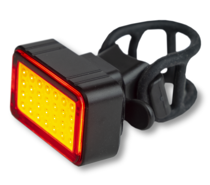 Smarter® Bullit Cykellampa B820 RÖD | 50lm