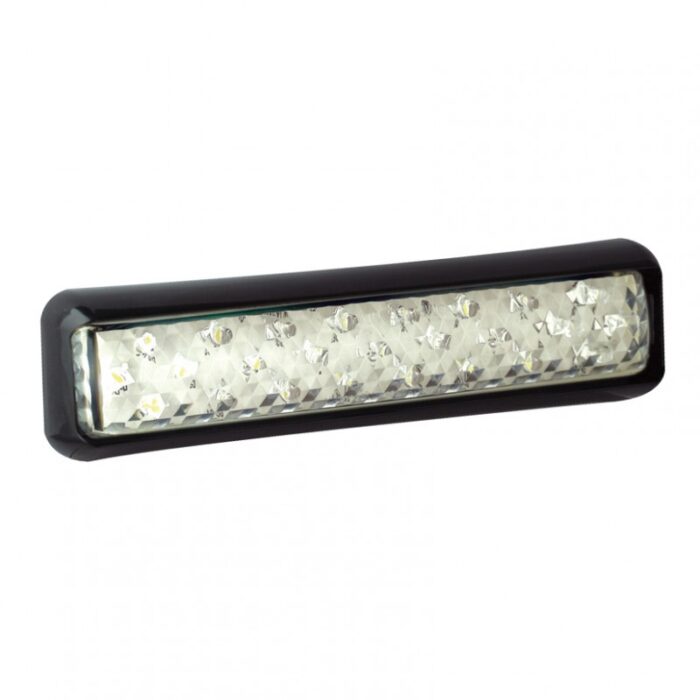 Backlampa 200mm Vit | Svart