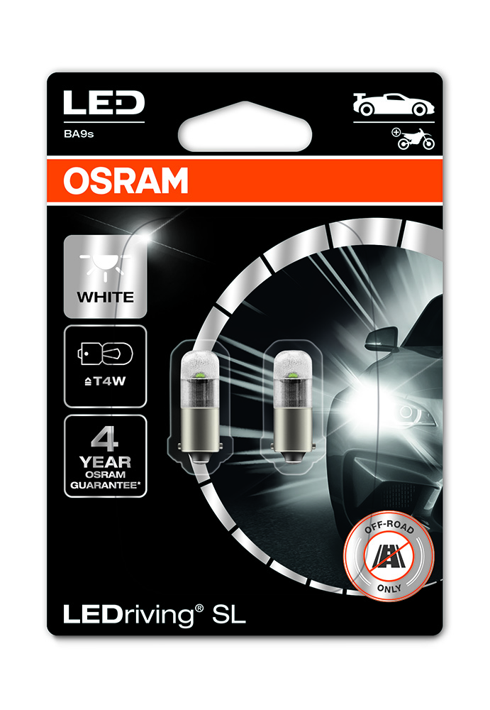 OSRAM LEDriving® SL T4W | BA9s | 6000K
