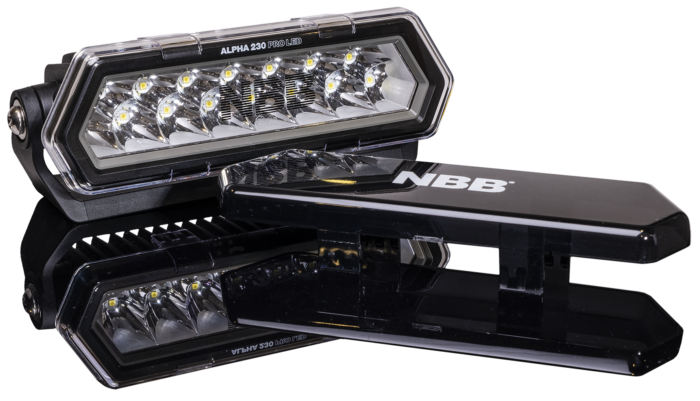NBB Alpha 230 Pro LED extraljusramp