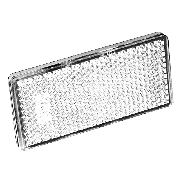 2-Pack Reflex Reflektor Rektangulär | Vit
