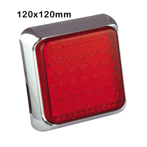 Baklampa 100CRME Röd