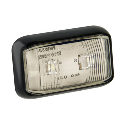 Frontmarkering 2LED Vit