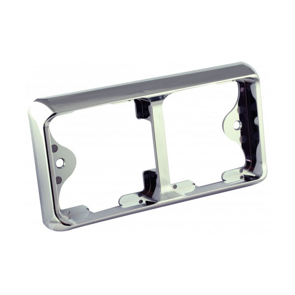 Lampsarg 2x80-serie Chrome