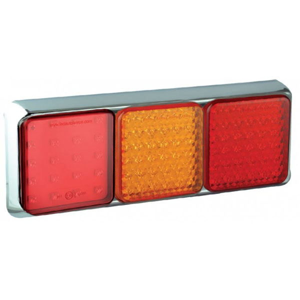 Baklampa 100CFARME Röd