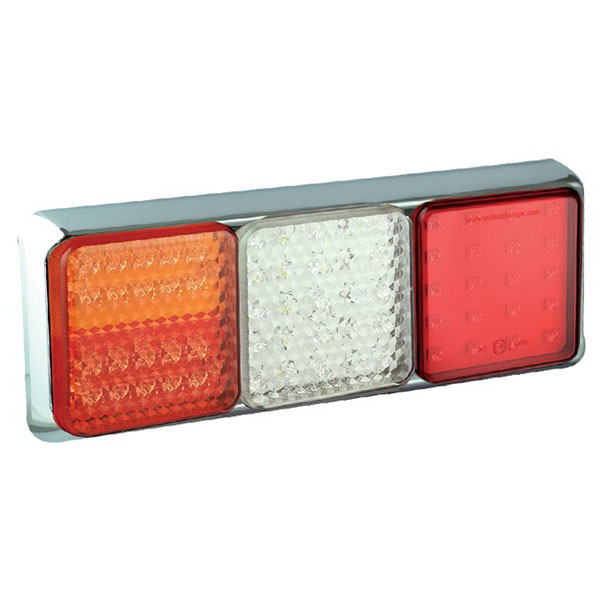 Baklampa 100CSTIWFMLE Röd