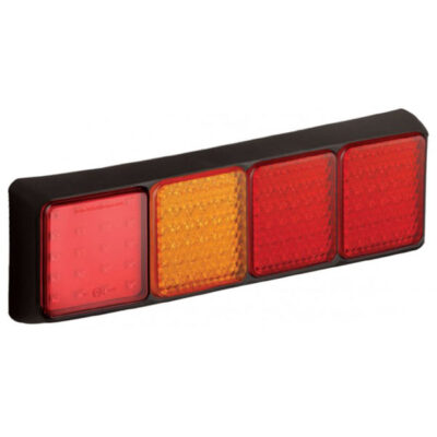 Baklampa 100BFARRME Röd