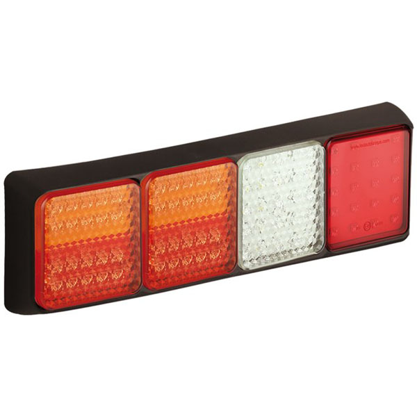 Baklampa 100BST12WFMLE Röd