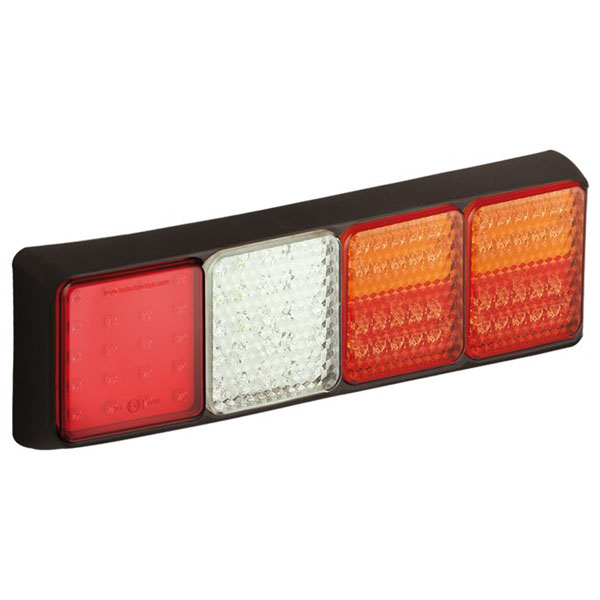 Baklampa 100BST12WFMRE Röd