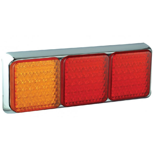 Baklampa 125CARRME Röd