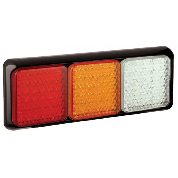 Baklampa 125BRAWME Röd