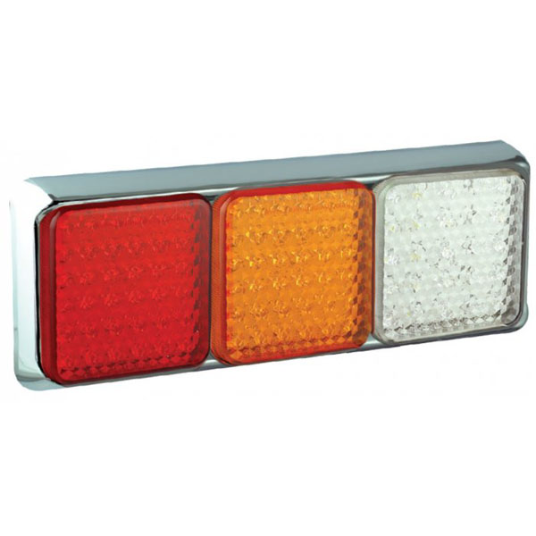 Baklampa 125CRAWME Röd