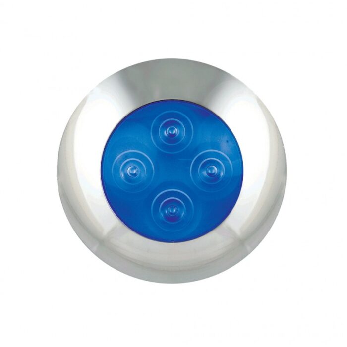 Interiörlampa Ø75mm|Blå 12V