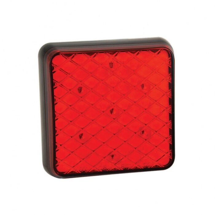Baklampa Broms 81RM - 12/24V (81x81mm)