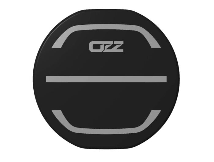 OZZ Svart linsskydd 7"