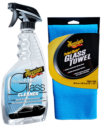 CLARITY GLASS Paket från Meguiar's | Cleaner med duk