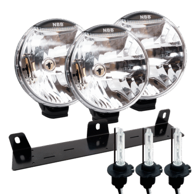 3-PACK Extraljus NBB Alpha 225 60W Xenon 24V