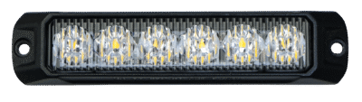 Luxtar OptiFlux | Warning Light | Amber 6 LED