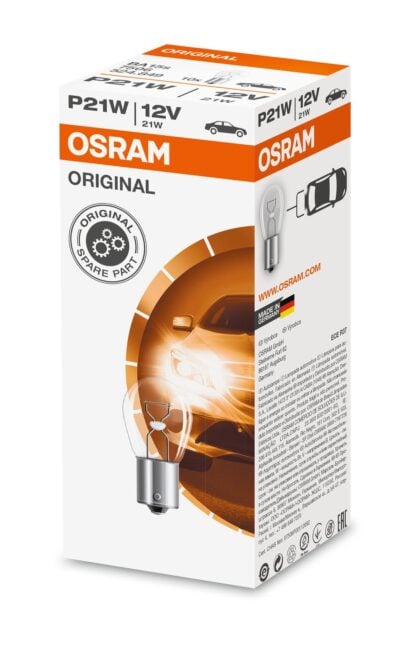 Osram | 7506 | ORIGINAL METAL BASE P21W (UNPACKED)