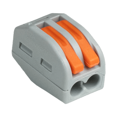 Luxtar Lever Nut Wire Connector | 2 Port | LXPCT-212