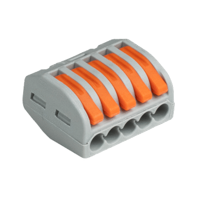 Luxtar Lever Nut Wire Connector | 5 Port | LXPCT-215