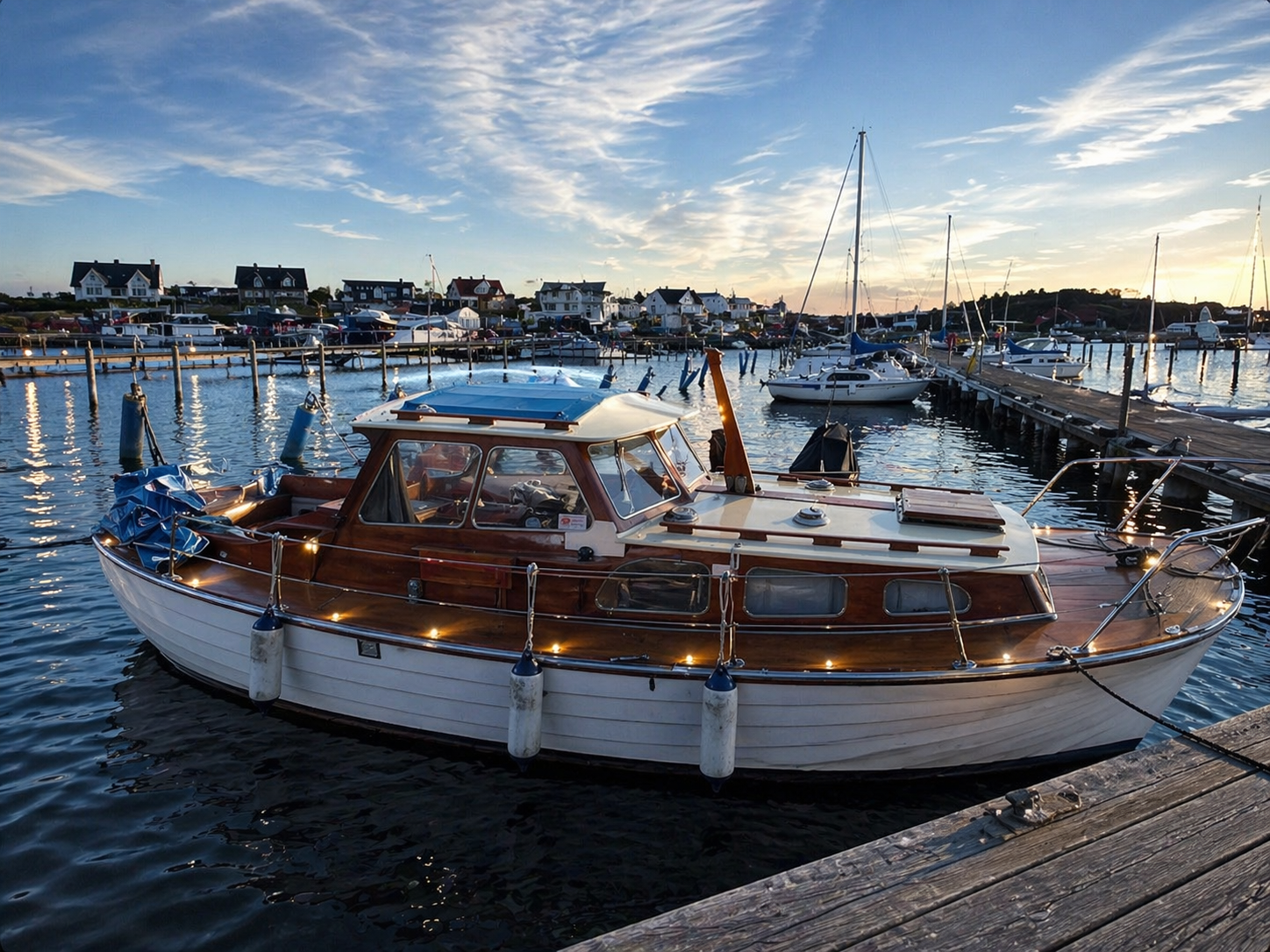 Marin LED-belysning för båt