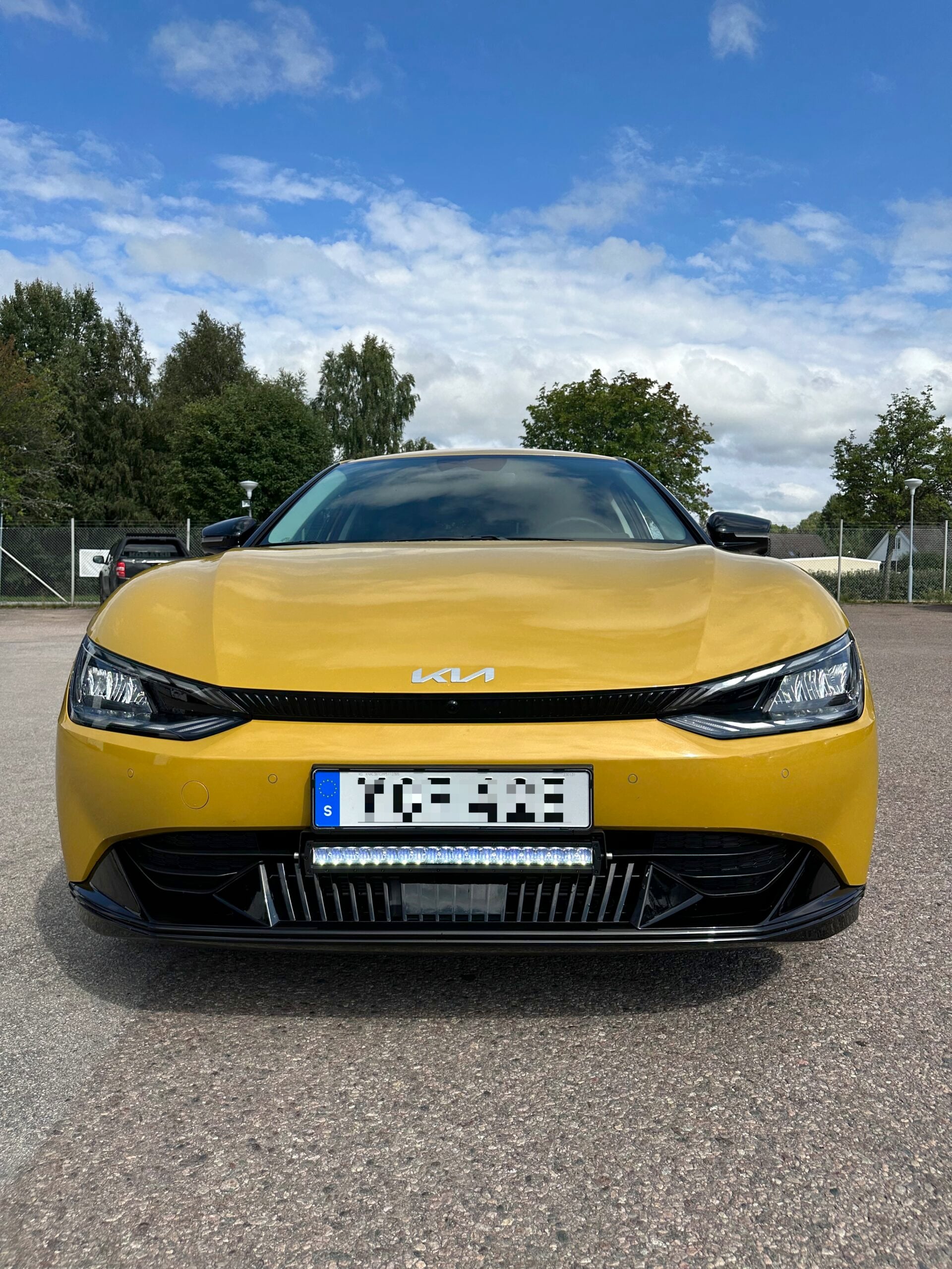 KIA EV6 med Infällnadspaket LUXTAR X20 Black Edition
