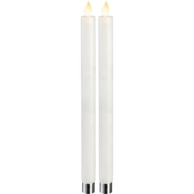 Star Trading LED Antikljus M-Twinkle 30cm Vit 2-pack