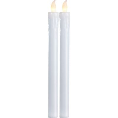 Star Trading LED Antikljus Presse 25cm Vit 2-pack