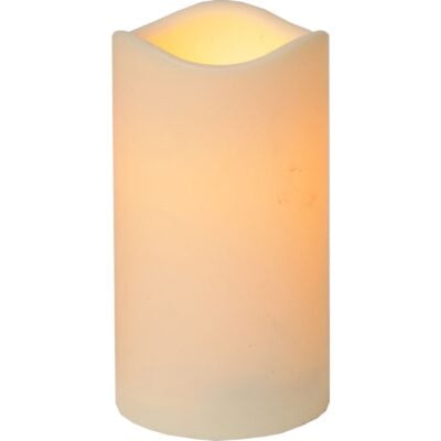Star Trading - LED Blockljus Paul - 15cm - Beige