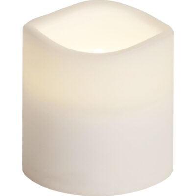 Star Trading - LED Blockljus Paul - 7.5cm - Vit