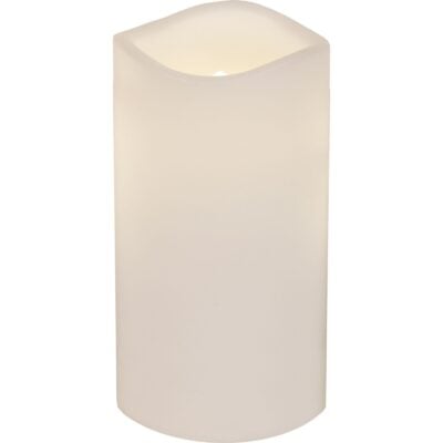 Star Trading - LED Blockljus Paul - 15cm - Vit