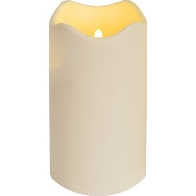 Star Trading - LED Blockljus Paul - 18cm - Beige